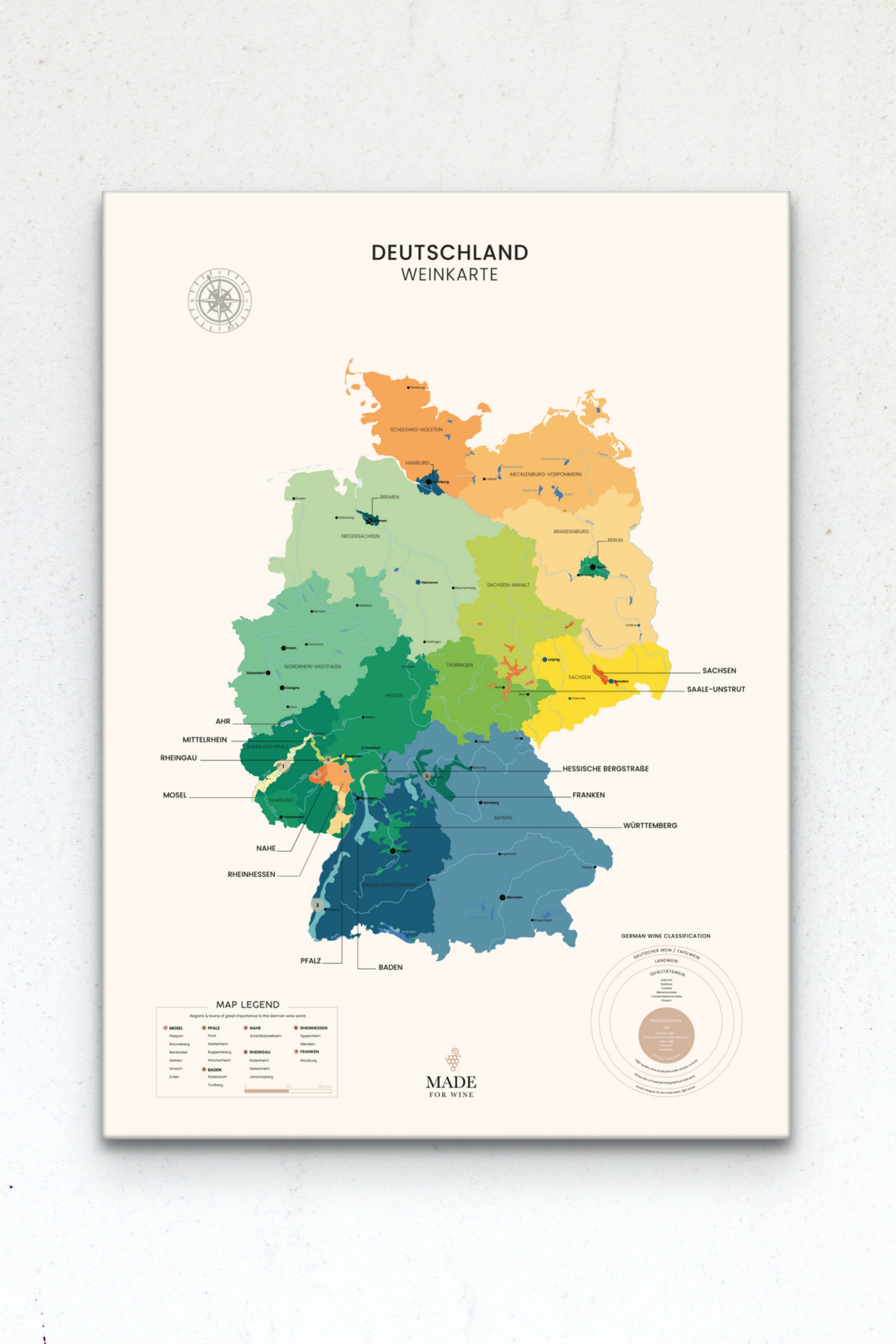 N°1 Wines of Germany - Wine Map